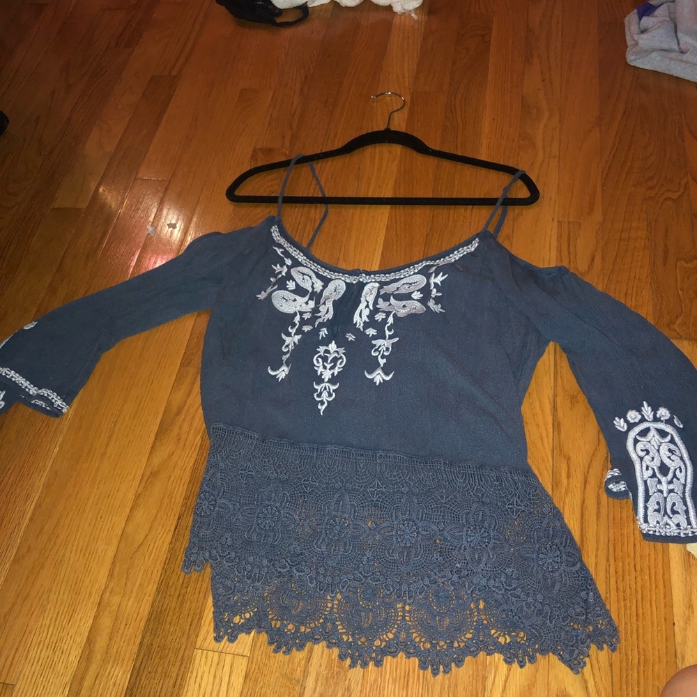 Urban outfitters cold shoulder top